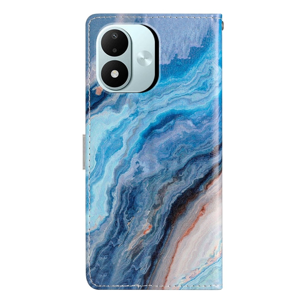 Unique knižkové púzdro na Xiaomi Redmi Note 17 4G/5G - modrý mramor