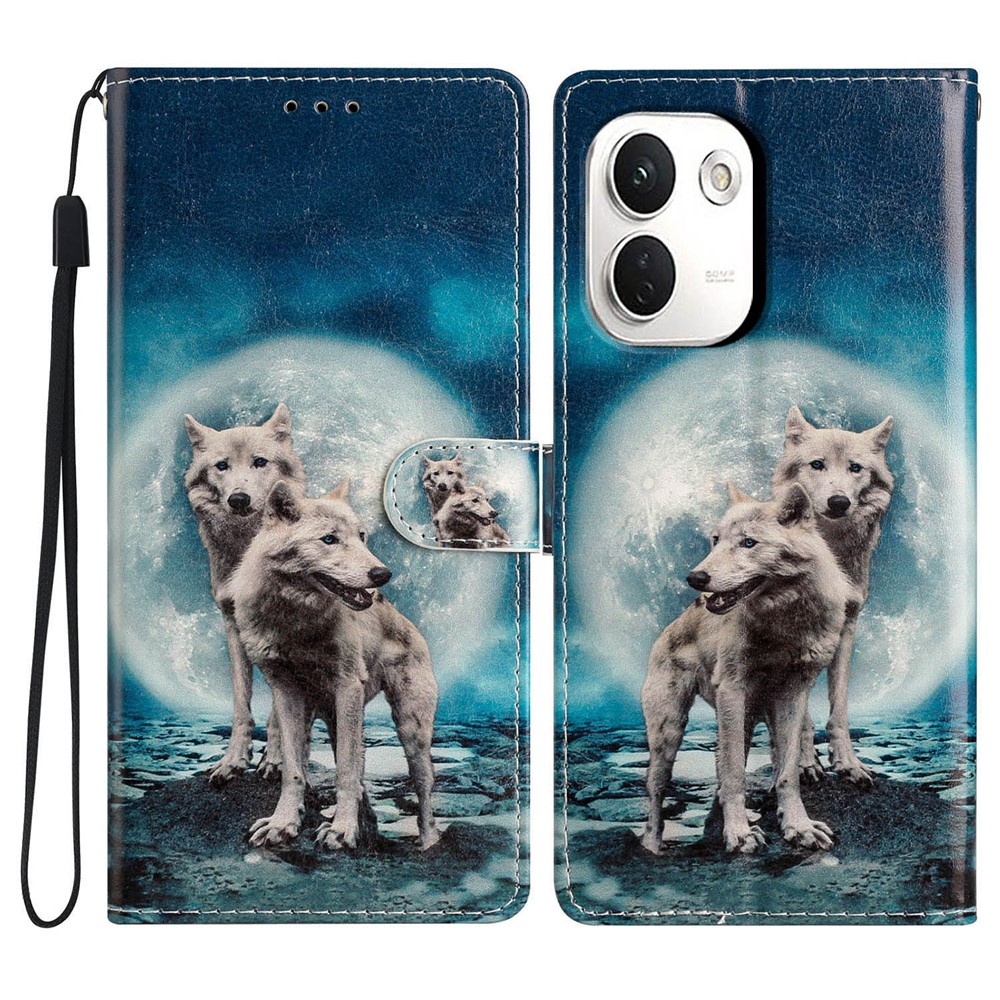 Unique knižkové puzdro na Xiaomi Redmi Note 17 Pro Max 5G - dva vlci