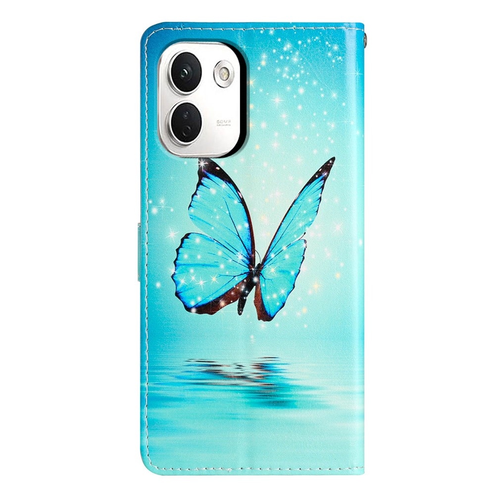 Unique knižkové puzdro na Xiaomi Redmi Note 17 Pro Max 5G - modrý motýľ