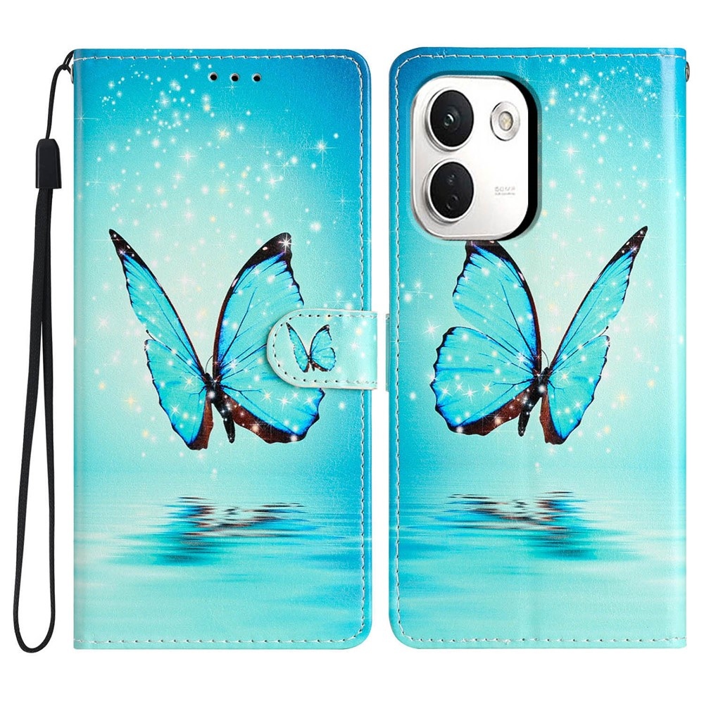 Unique knižkové puzdro na Xiaomi Redmi Note 17 Pro Max 5G - modrý motýľ