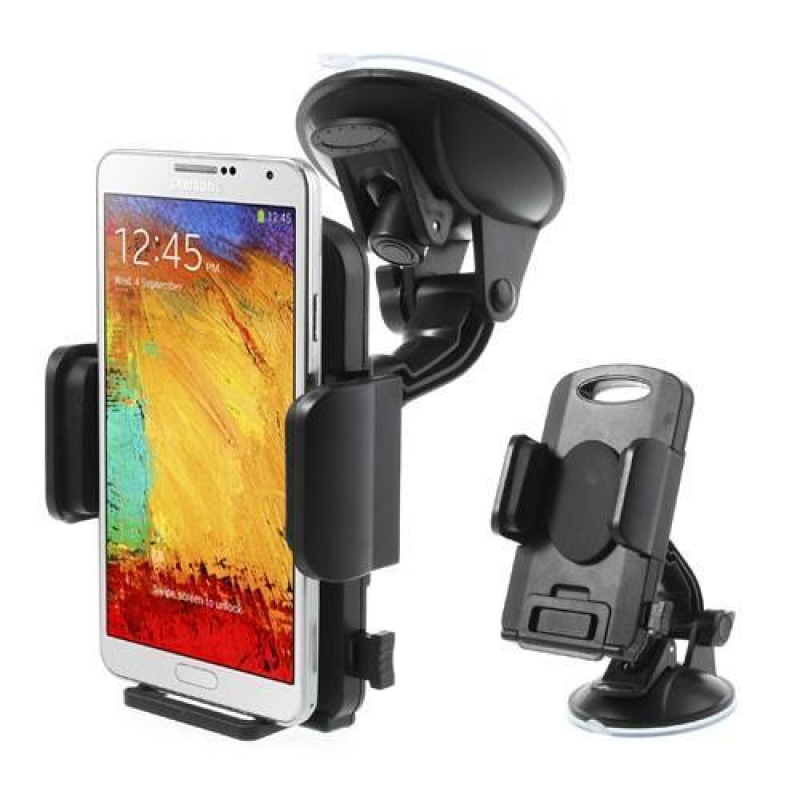 Univerzální 360 otočný držák do auta na sklo pro mobil s rozměry 4.3