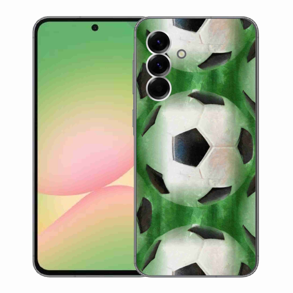 Gélový kryt mmCase na Samsung Galaxy A56 5G - futbalová lopta