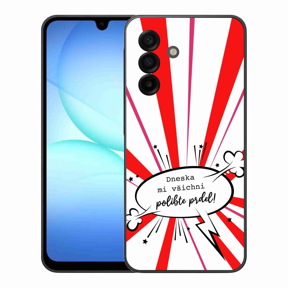 Gélový kryt mmCase na Samsung Galaxy A17 4G/5G - vtipný text 15 biele pozadie