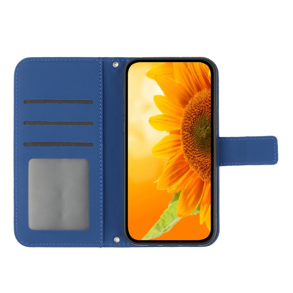 Sunflower knižkové púzdro na Vivo X80 Lite - modré