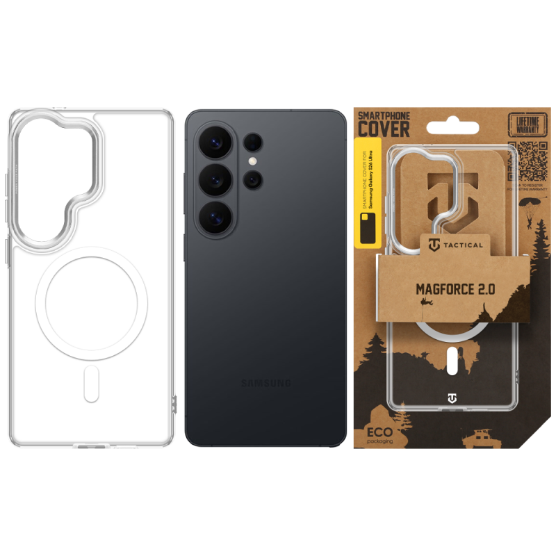Tactical MagForce 2.0 – puzdro pre Samsung Galaxy S26 Ultra, strieborné