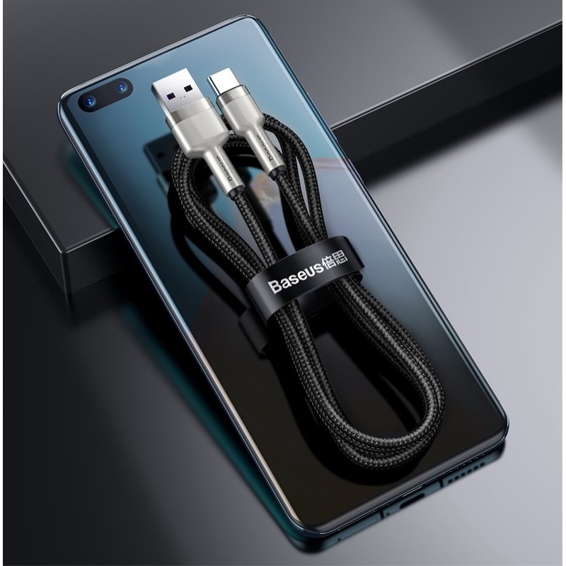 Baseus Cafule Metal Series Dátový Kábel USB-USB-C 66W 1m Black