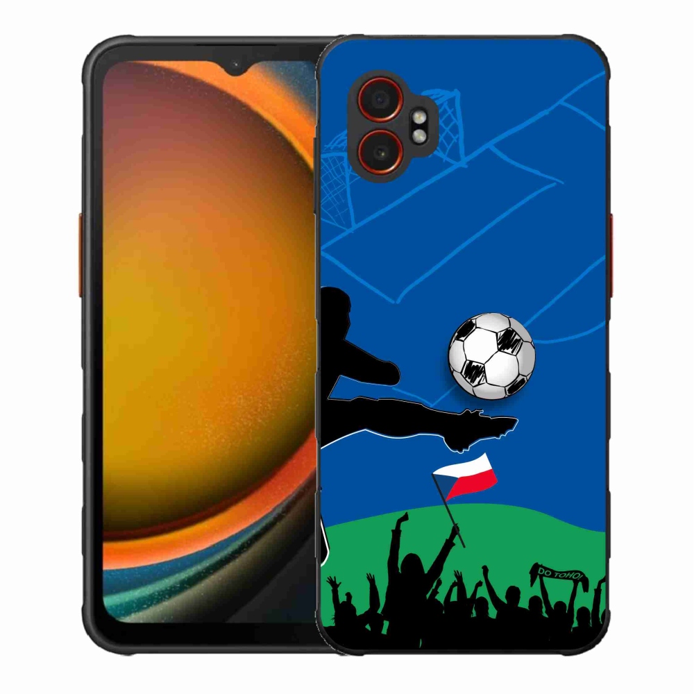 Gélový kryt mmCase na Samsung Galaxy Xcover 7 Pro - fanúšikovia futbalu