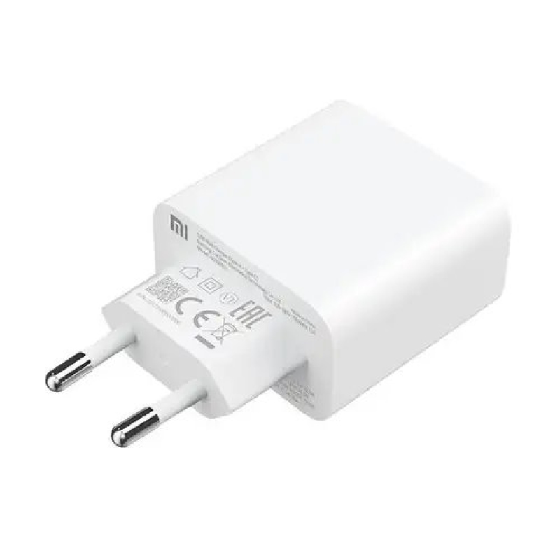 Xiaomi AD332EU USB/USB-C 33W Cestovná nabíjačka White