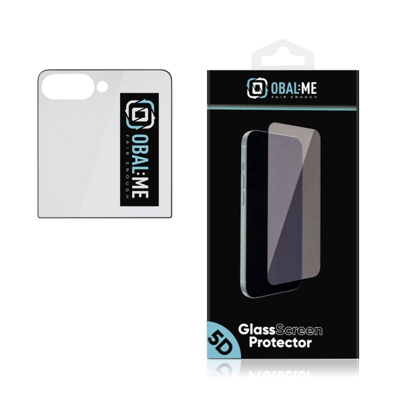 OBAL:ME 5D tvrdené sklo pre Samsung Galaxy Z Flip 8, čierne