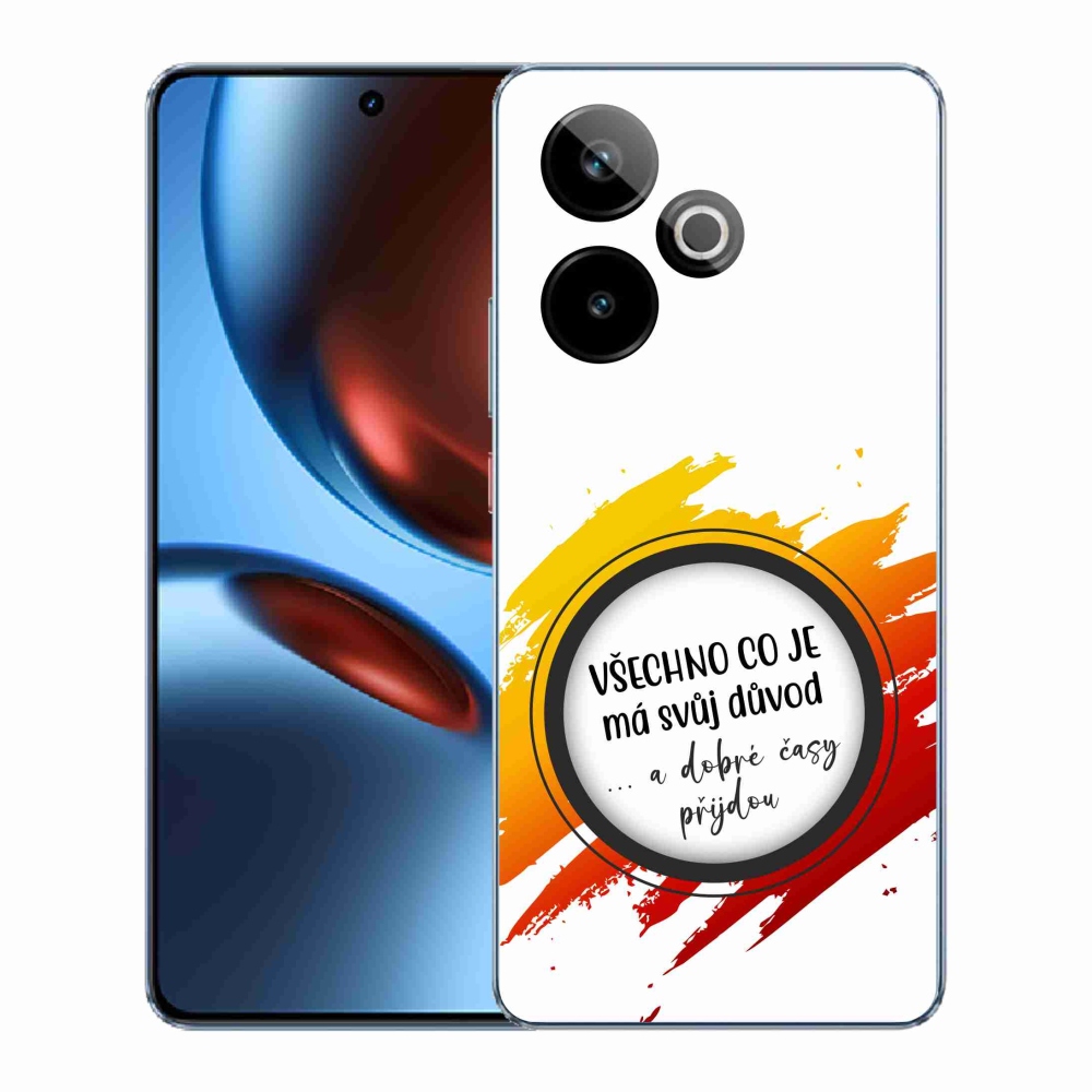 Gélový kryt mmCase na Realme GT 7 5G/GT 7T 5G - citát 3 biele pozadie