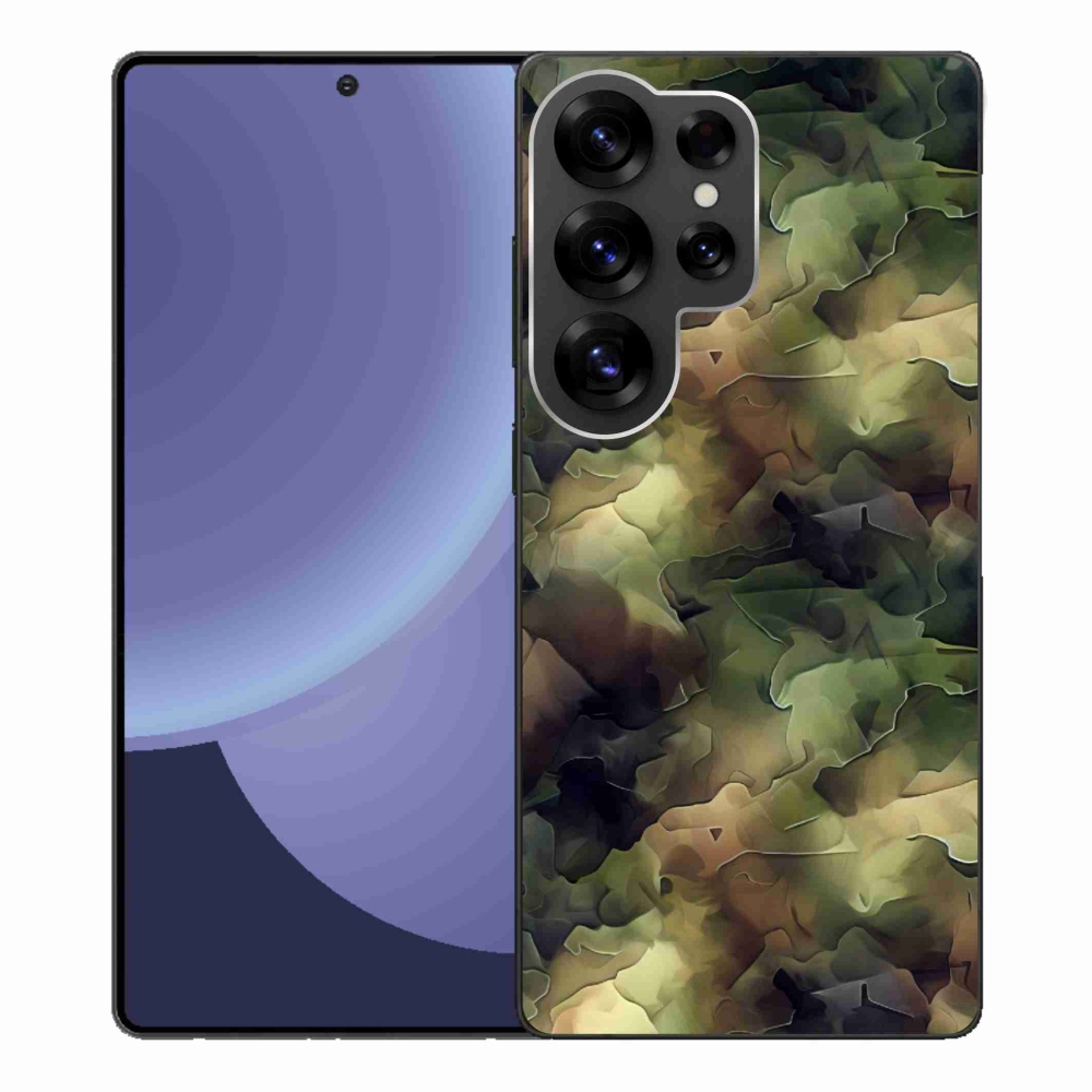 Gélový kryt mmCase na Samsung Galaxy S25 Ultra - maskáčový vzor 10