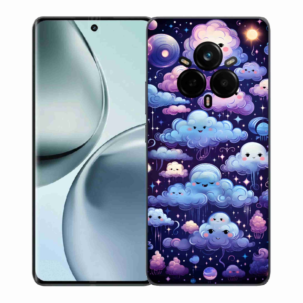 Gélový kryt mmCase na Realme 14 Pro+ 5G - mráčiky