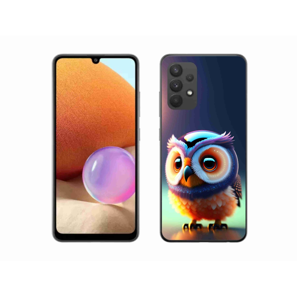 Gélový kryt mmCase na Samsung Galaxy A32 4G - sovička