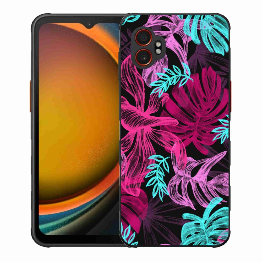 Gélový kryt mmCase na Samsung Galaxy Xcover 7 Pro - kvety 1