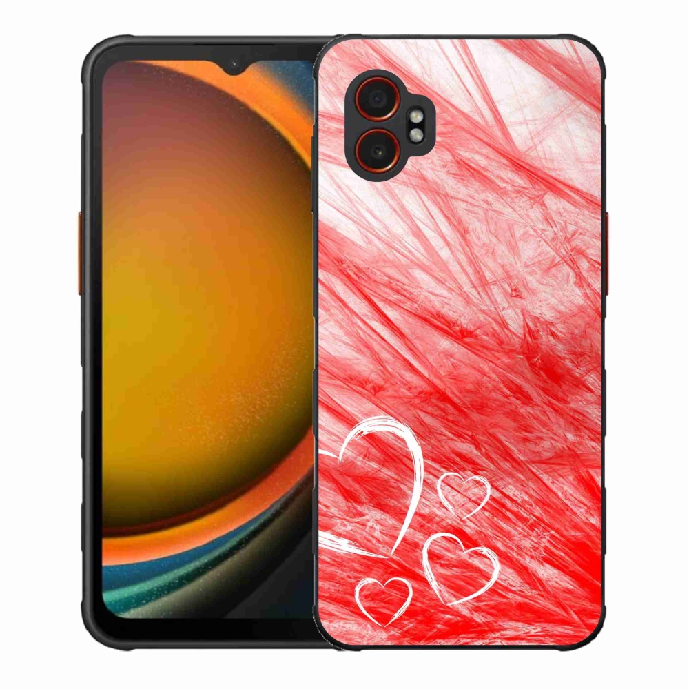 Gélový kryt mmCase na Samsung Galaxy Xcover 7 Pro - heart