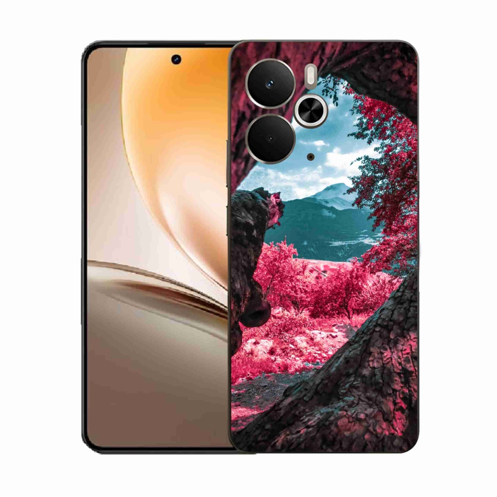 Gélový kryt mmCase na Realme 14 5G - výhľad na hory