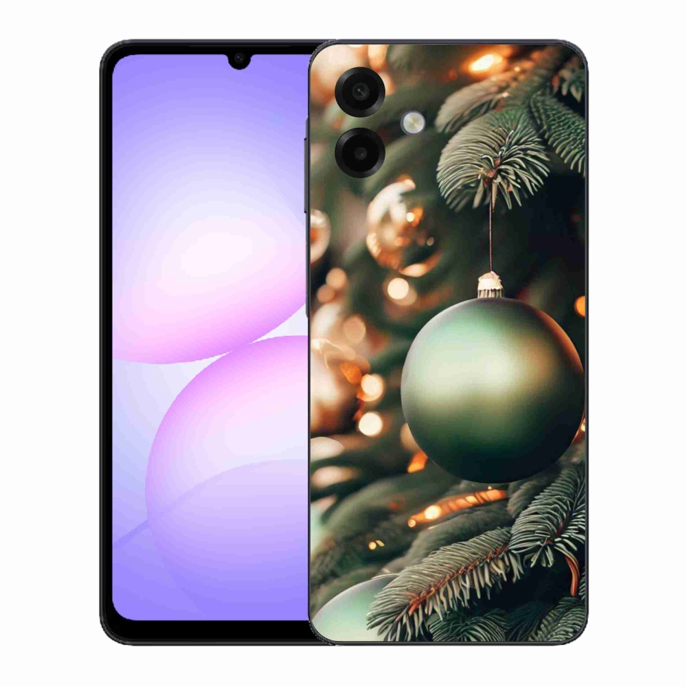 Gélový kryt mmCase na Samsung Galaxy A07 4G - vianočné ozdoby 1