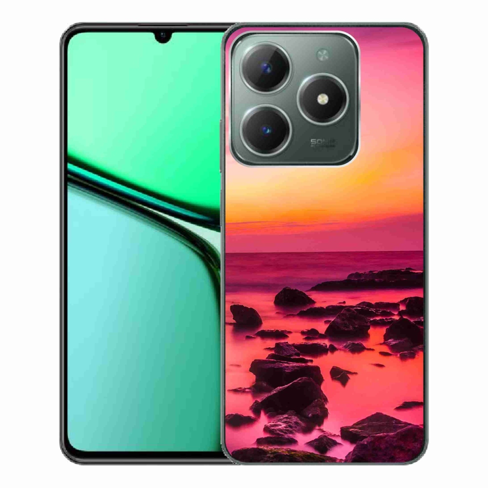 Gélový kryt mmCase na Realme C61 - more a žiara