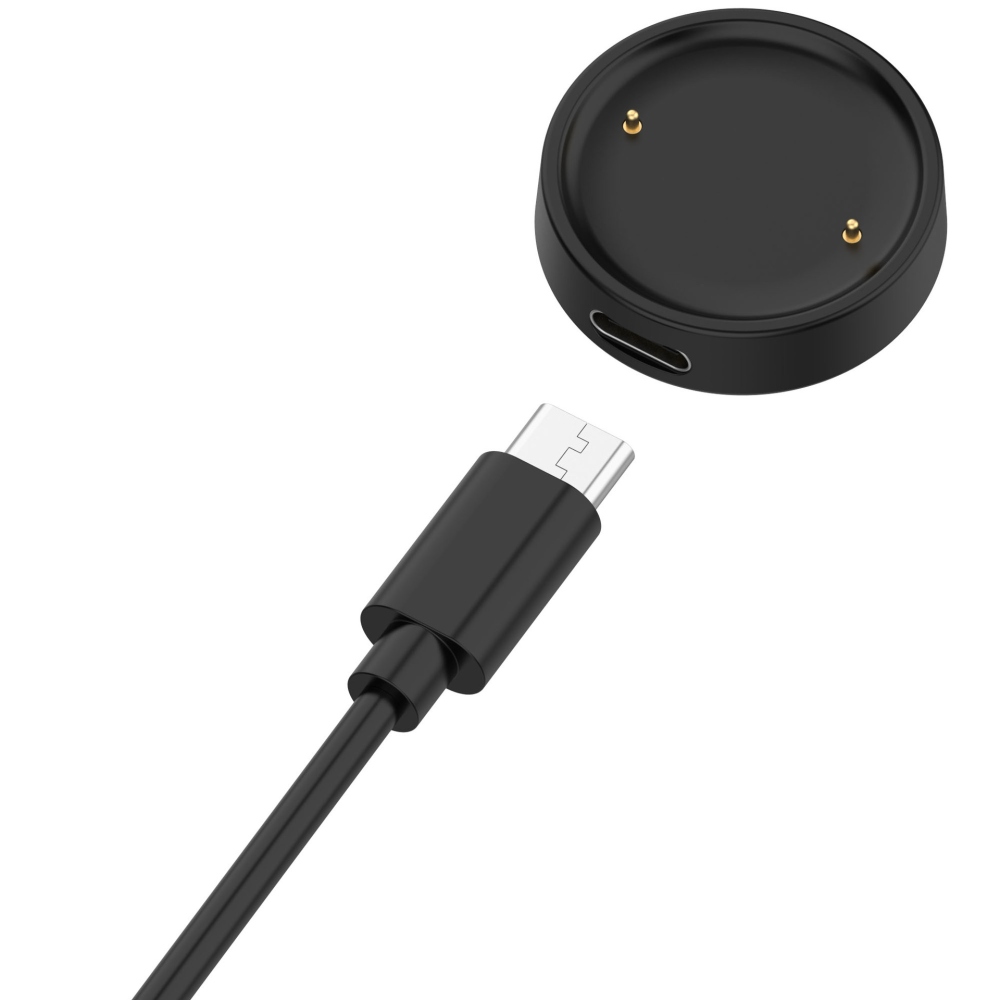 USB-A nabíjací kábel Pro Amazfit Active 2/Bip 6 1m - čierny
