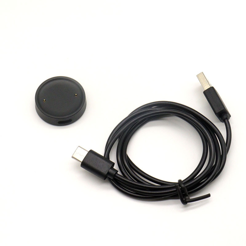 USB-A nabíjací kábel Pro Amazfit Active 2/Bip 6 1m - čierny