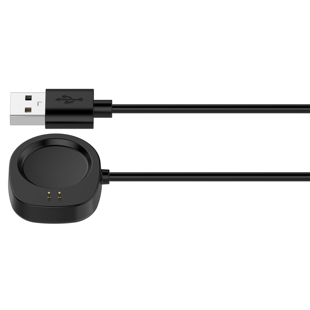 USB-A nabíjací kábel Pro Amazfit Active 3 Promium/ T-Rex 3 1m - čierny