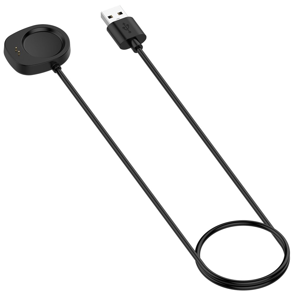 USB-A nabíjací kábel Pro Amazfit Active 3 Promium/ T-Rex 3 1m - čierny