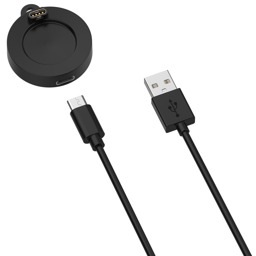 USB-A nabíjací kábel Pro Garmin Forerunner 570 42mm / 47mm 1m - čierny