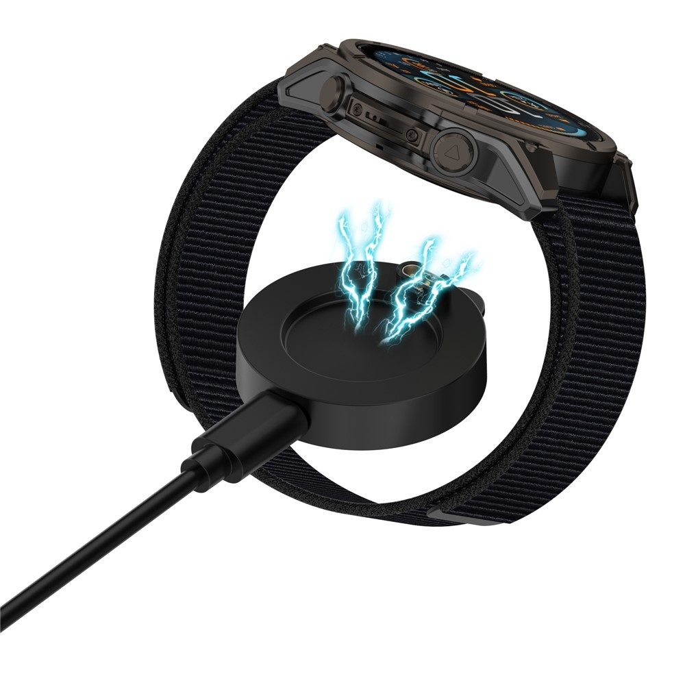 USB-A nabíjací kábel Pro Garmin Forerunner 570 42mm / 47mm 1m - čierny