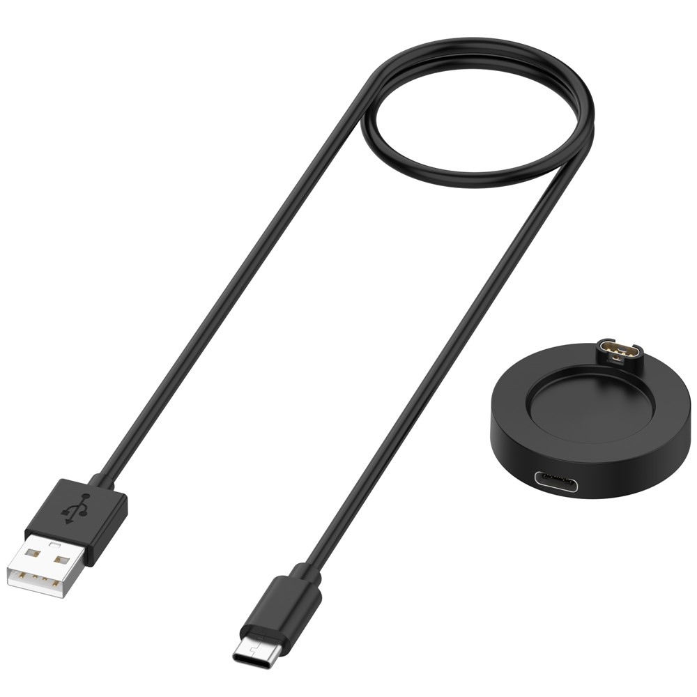 USB-A nabíjací kábel Pro Garmin Forerunner 570 42mm / 47mm 1m - čierny