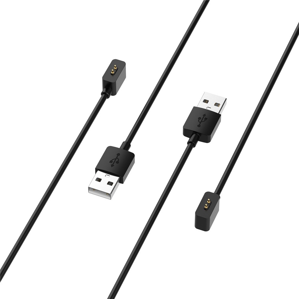USB-A nabíjací kábel Pro Xiaomi Smart Band 9 Pro/Redmi Watch 4 60cm - čierny
