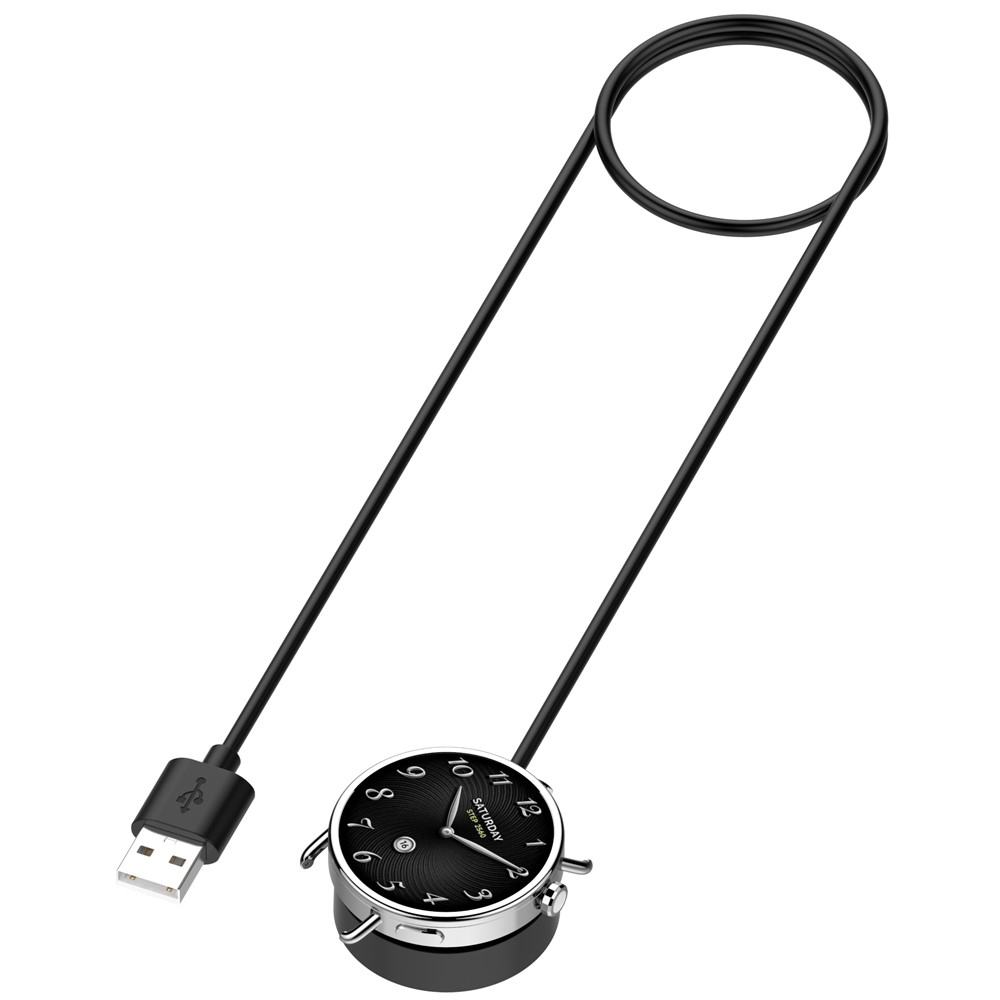 USB-A nabíjací kábel Pro Xiaomi Watch 5 1m - čierny