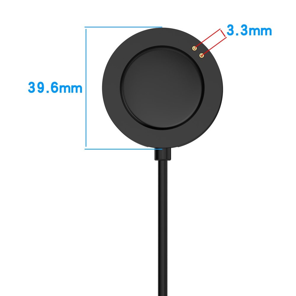 USB-A nabíjací kábel Pro Xiaomi Watch 5 1m - čierny