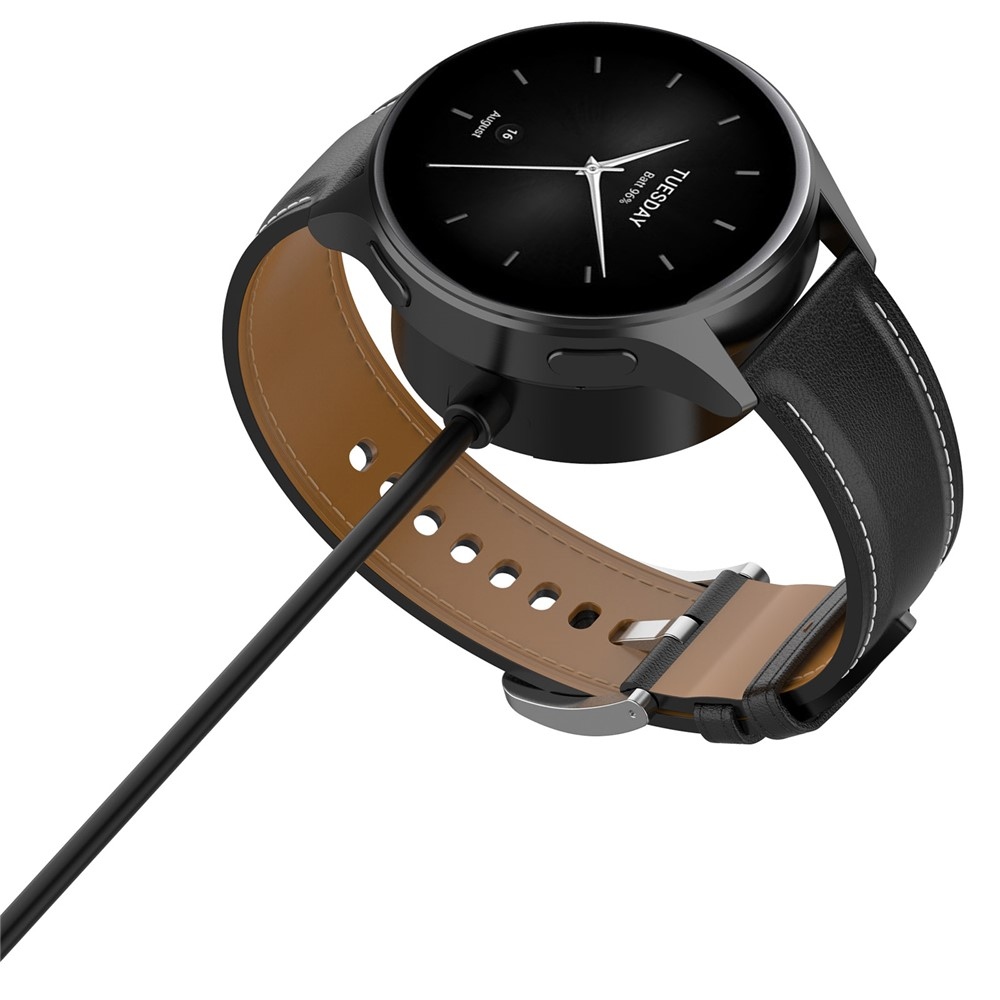 USB-A nabíjací kábel Pro Xiaomi Watch S4 47mm/41mm 1m - čierny