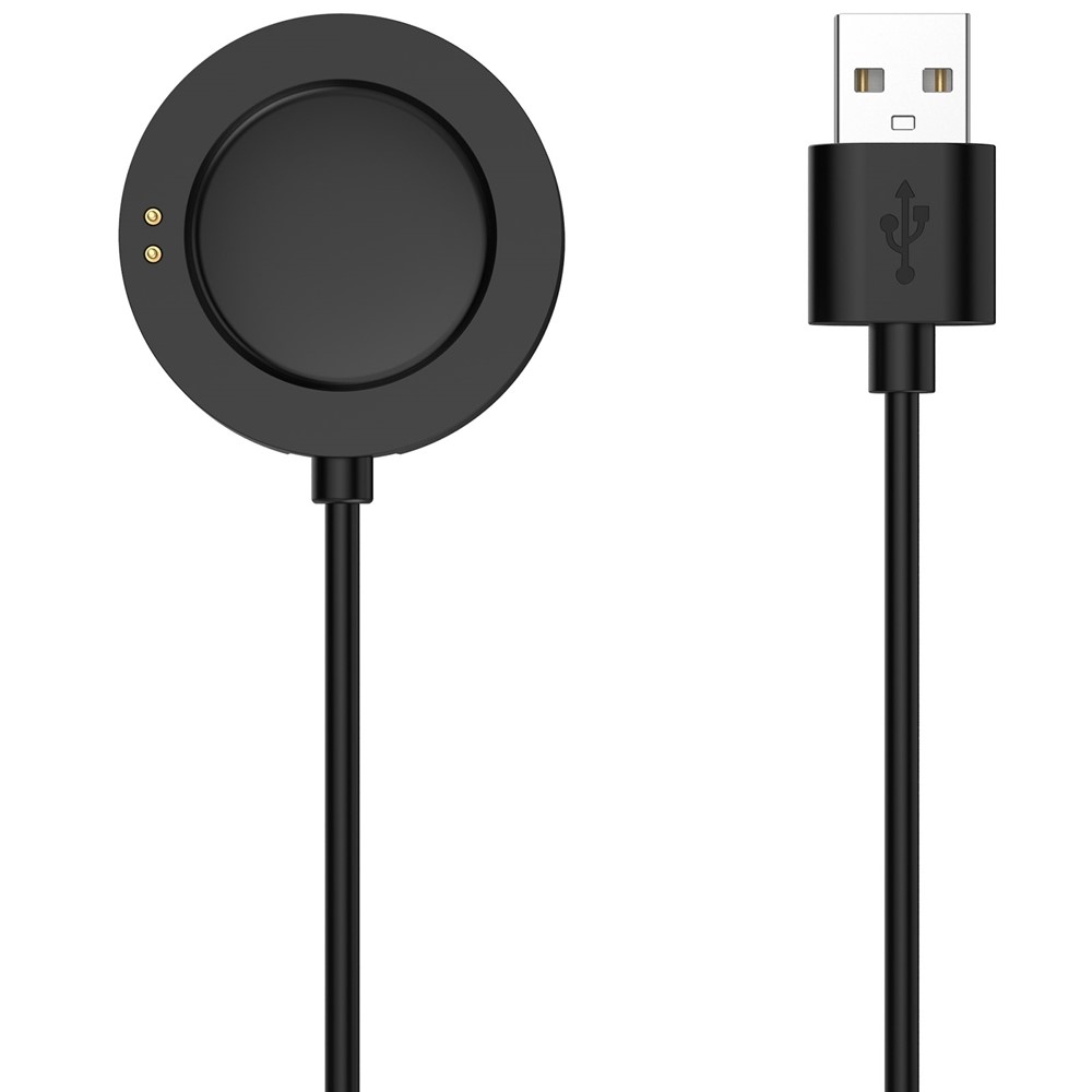 USB-A nabíjací kábel Pro Xiaomi Watch S4 47mm/41mm 1m - čierny