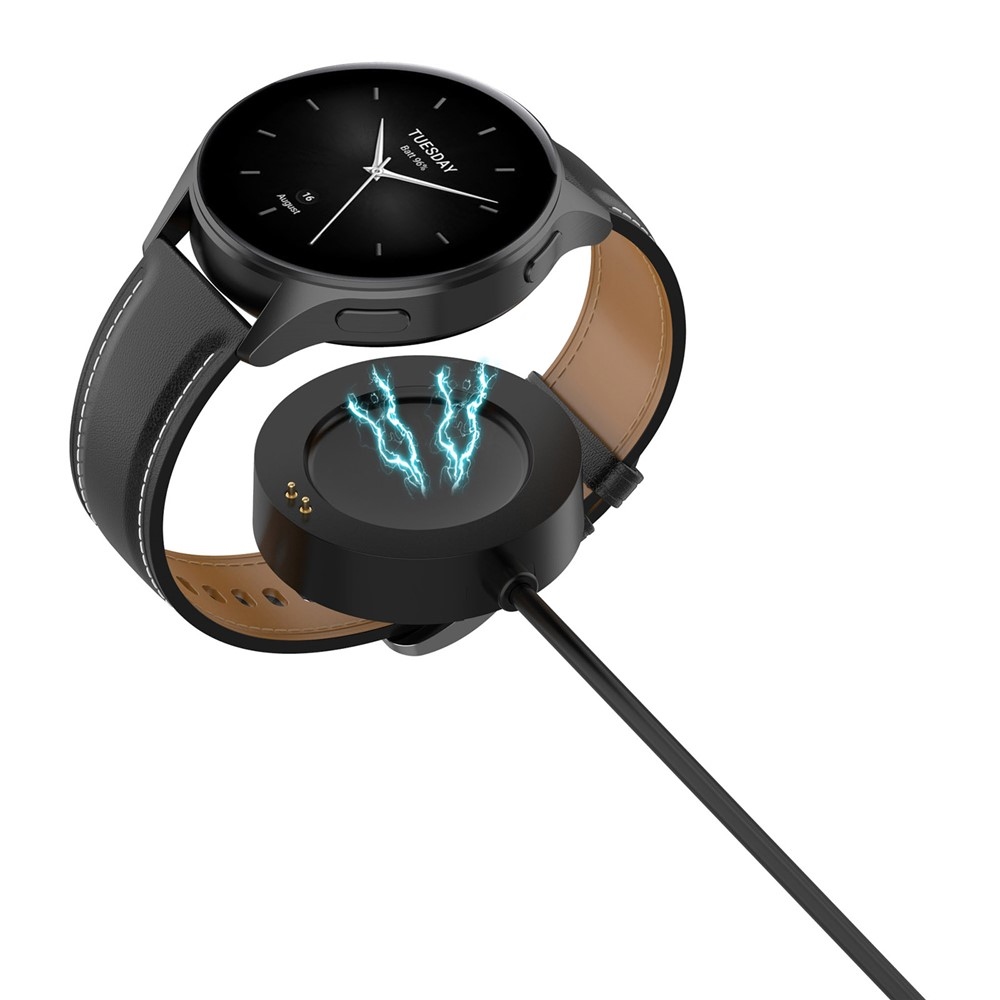 USB-A nabíjací kábel Pro Xiaomi Watch S4 47mm/41mm 1m - čierny