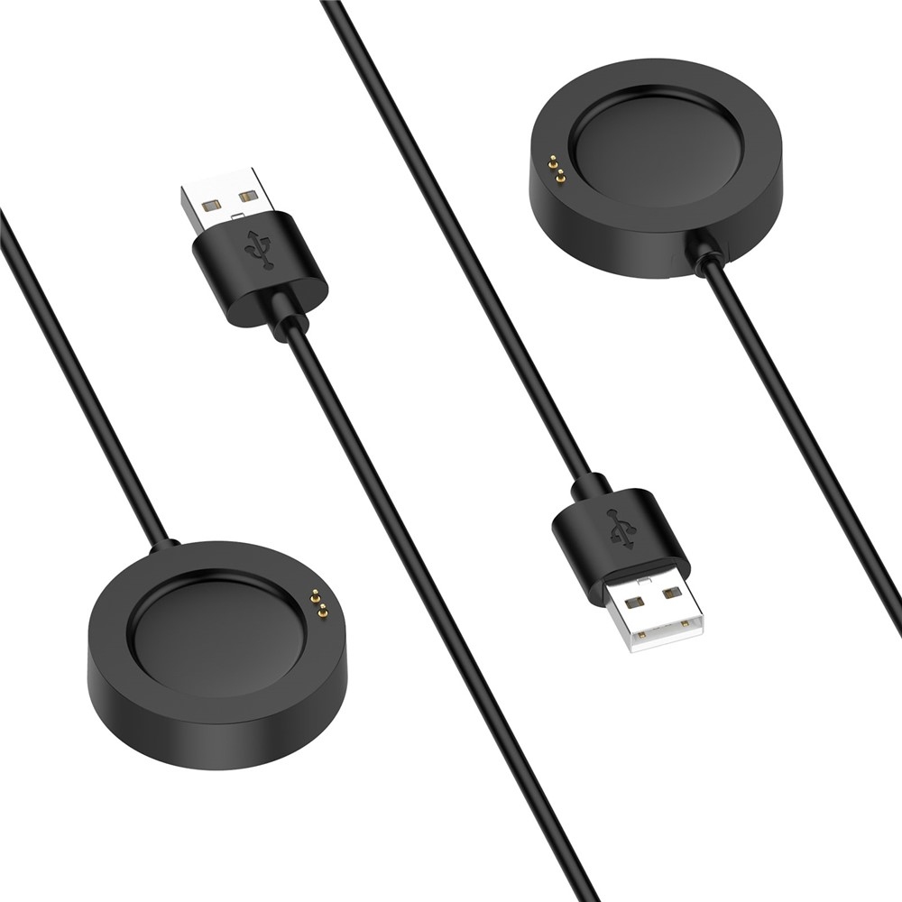 USB-A nabíjací kábel Pro Xiaomi Watch S4 47mm/41mm 1m - čierny