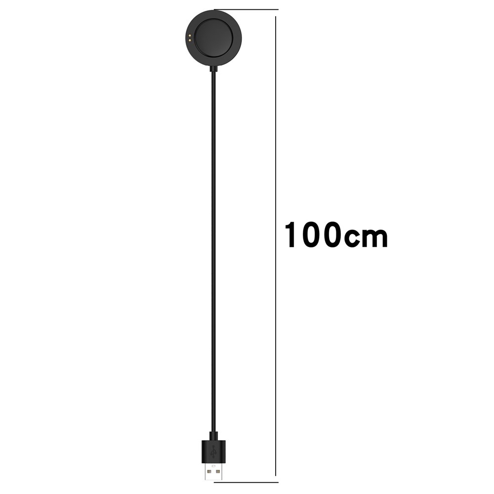 USB-A nabíjací kábel Pro Xiaomi Watch S4 47mm/41mm 1m - čierny