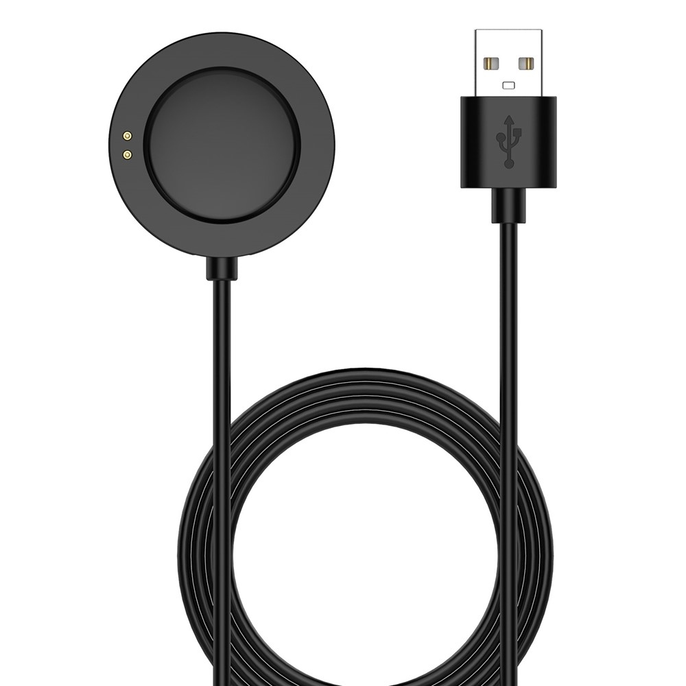 USB-A nabíjací kábel Pro Xiaomi Watch S4 47mm/41mm 1m - čierny
