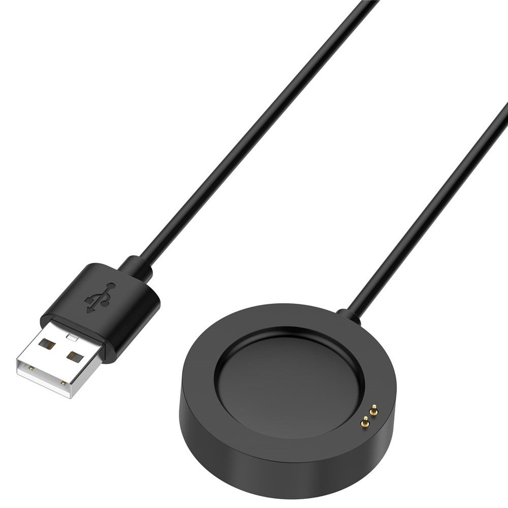USB-A nabíjací kábel Pro Xiaomi Watch S4 47mm/41mm 1m - čierny