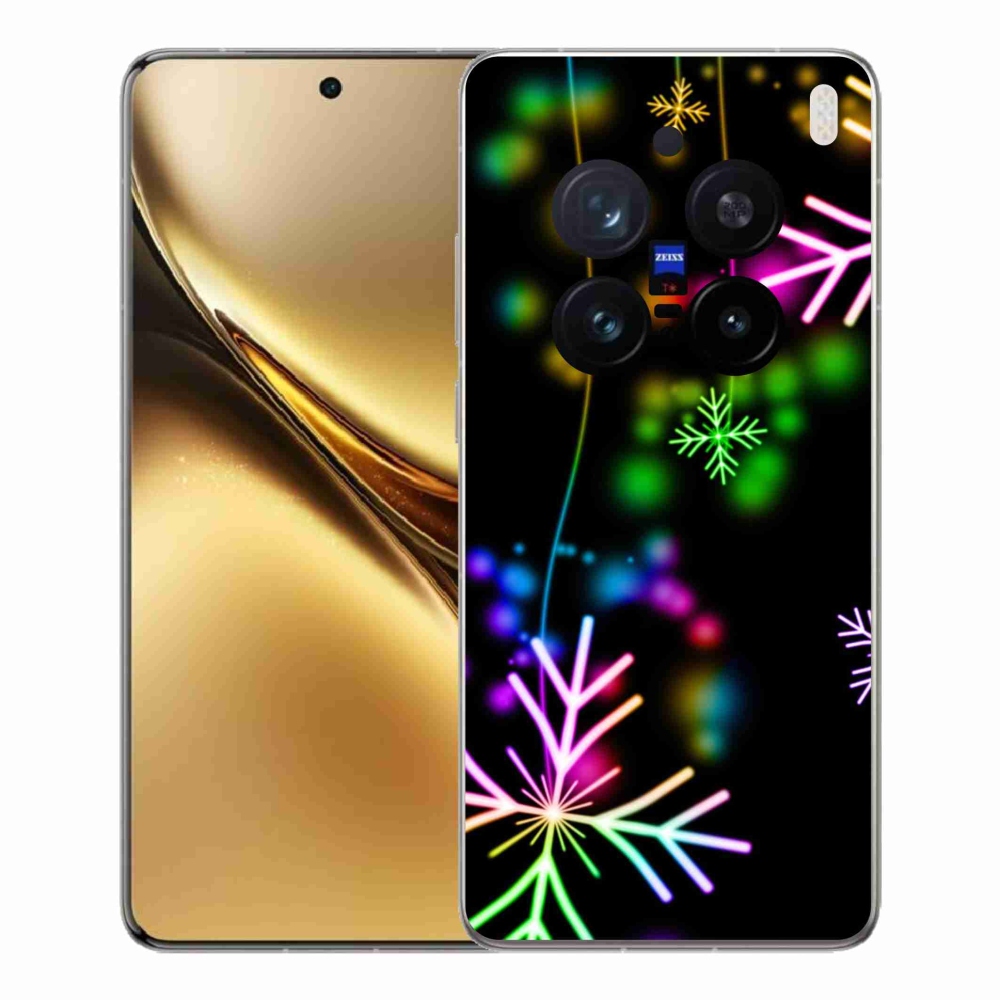Gélový kryt mmCase na Vivo X200 Pro 5G - farebné vločky