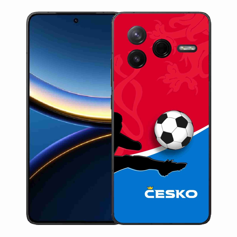 Gélový kryt mmCase na Xiaomi Poco F7 Pro - futbal Česko 2