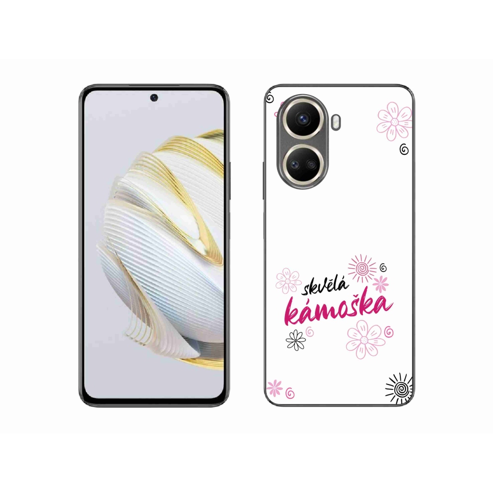 Gélový kryt mmCase na Huawei Nova 10 SE - skvelá kamoška biele pozadie