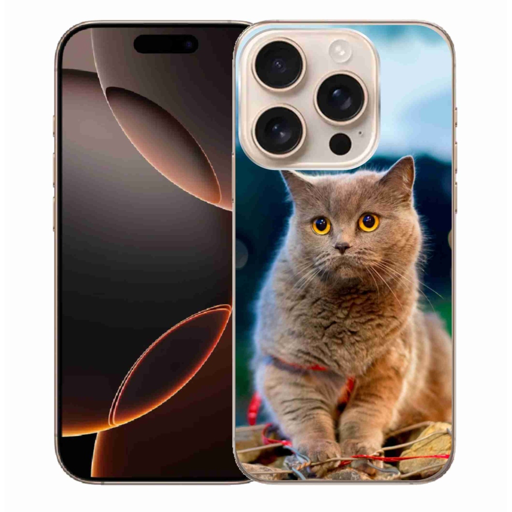 Gélový kryt mmCase na iPhone 16 Pro Max - britská modrá 2