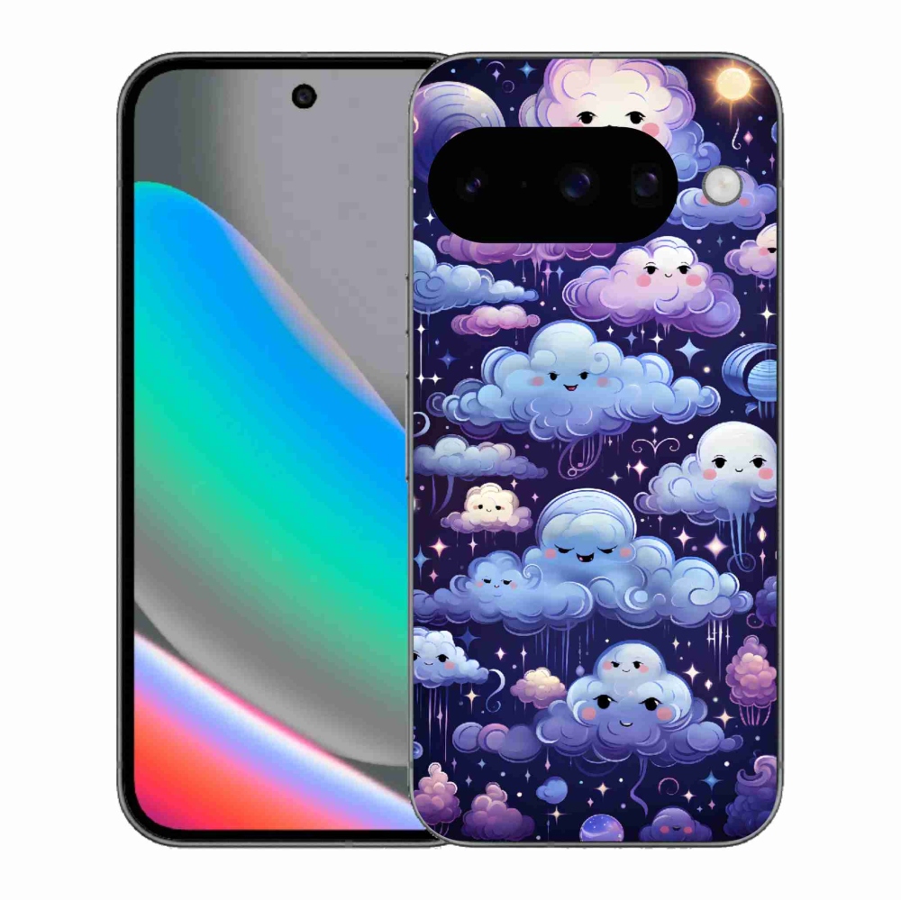 Gélový kryt mmCase na Google Pixel 10 - mráčiky