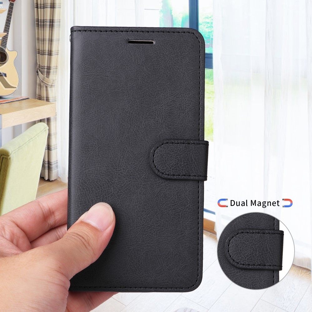 Wallet knižkové púzdro na Xiaomi Redmi A5 (173.45x79.35x8.45mm) - čierne