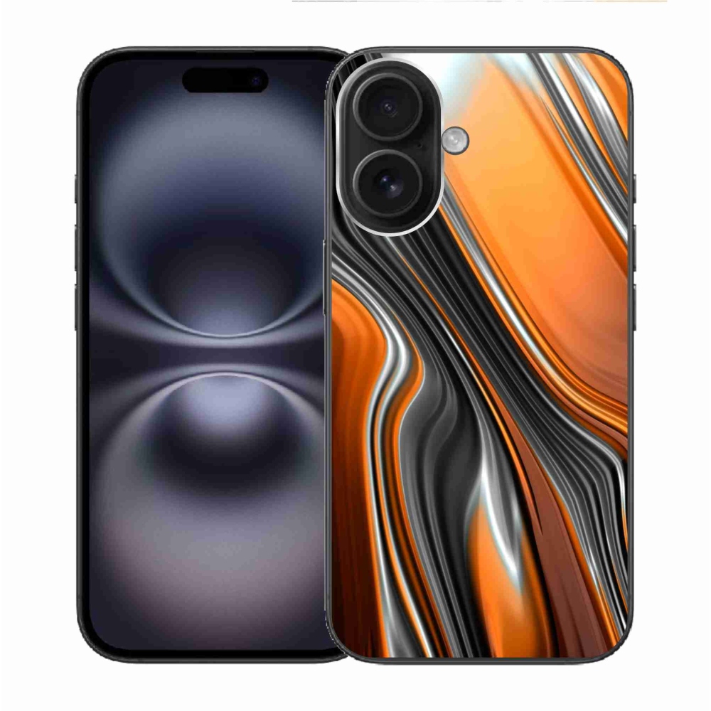 Gélový kryt mmCase na iPhone 16 - abstrakt 3