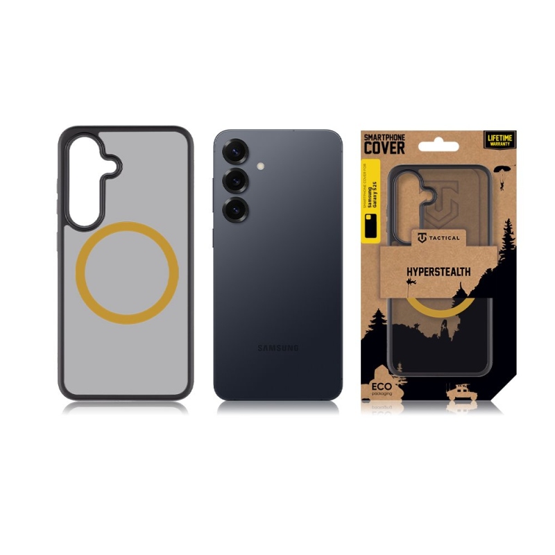 Tactical MagForce Hyperstealth 2.0 Kryt pre Samsung Galaxy S25 Black/Yellow