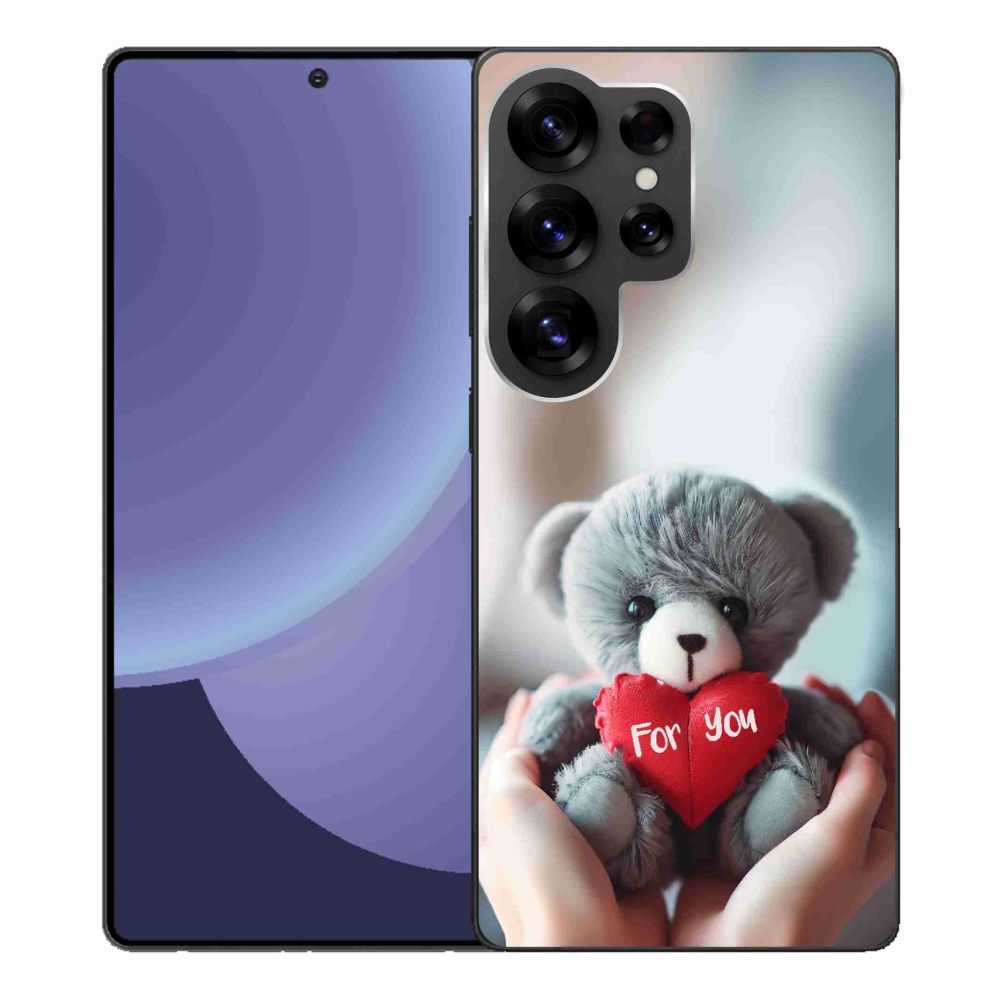Gélový kryt mmCase na Samsung Galaxy S25 Ultra - medvedík pre zamilovaných
