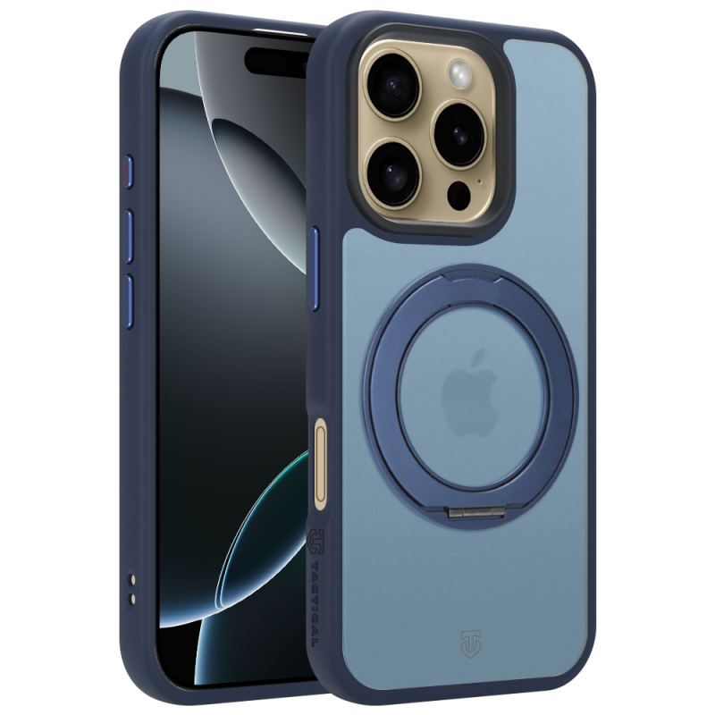 Tactical MagForce Hyperstand – puzdro pre Apple iPhone 16 Pro, farba Deep Blue