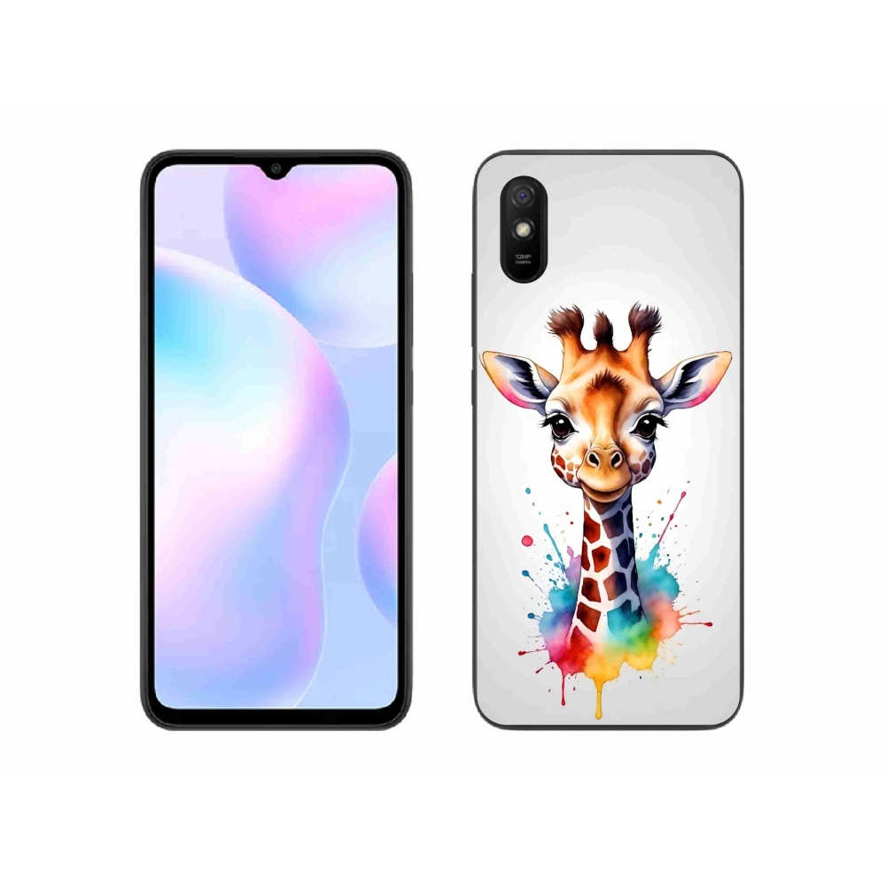 Gélový kryt mmCase na Xiaomi Redmi 9A - žirafa 1